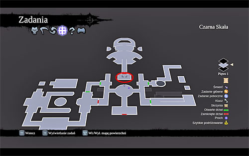 1) You can find the stone on the large statue located in the north of the Black Stone's main area - Power Stonebites locations - Shadow's Edge - Sticks and Stones - Darksiders II - Game Guide and Walkthrough