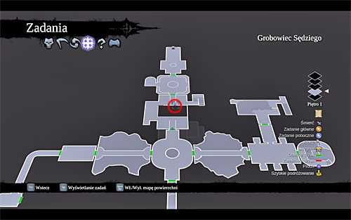 1) The stone is hidden in one of the first chambers, the one where you need to push the large pillar and use the help of a Dead Lord (or the Soul Splitter ability) - Power Stonebites locations - The Kingdom of the Dead - Sticks and Stones - Darksiders II - Game Guide and Walkthrough