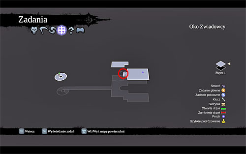 1) The stone is lying on the statue standing near the highest balcony of the main structure of Sentinel's Gaze - Power Stonebites locations - The Kingdom of the Dead - Sticks and Stones - Darksiders II - Game Guide and Walkthrough