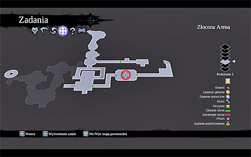 2) You can stumble upon the stone while exploring the eastern part of the Gilded Arena, on the ceiling in the chamber where you have to fend off Skeletons - Mystic Stonebites locations - The Kingdom of the Dead - Sticks and Stones - Darksiders II - Game Guide and Walkthrough