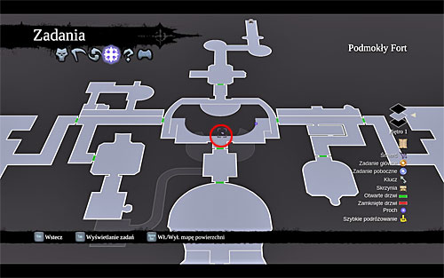 1) You can find the stone in the southern part of the central area of Drenchfort, right in front of the large statue and directly above the aqueducts which will be flooded in the course of the main quest - Mystic Stonebites locations - Forge Lands - Sticks and Stones - Darksiders II - Game Guide and Walkthrough
