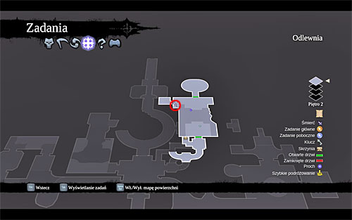 1) The page has been hidden on a hard-to-get ledge close to the room where you unlock the Death Grip ability - Locations of the Pages - Forge Lands - The Book of the Dead - Darksiders II - Game Guide and Walkthrough