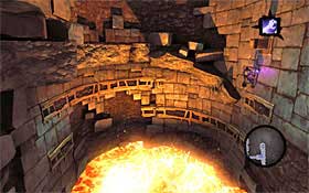 6) Stop at the end of the edge - The Scar - Reaching the central area of the dungeon - Additional Locations - Darksiders II - Game Guide and Walkthrough