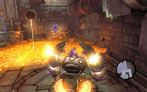 Head west, taking advantage of the fact that Constructs can walk on lava - The Scar - Obtaining the Skeleton Key - Additional Locations - Darksiders II - Game Guide and Walkthrough