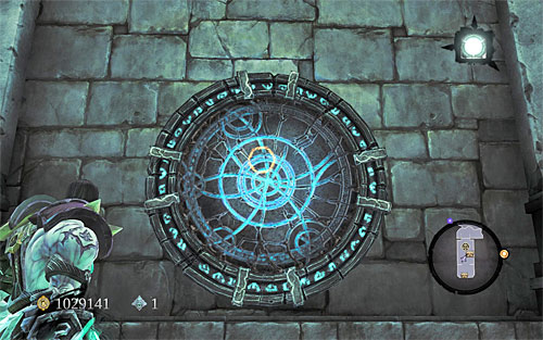 Do business with Vulgrim if you want to, then use Voidwalker (or Phasewalker) on the inactive portal pictured above - Forge Lands - Other Locations - Additional Locations - Darksiders II - Game Guide and Walkthrough