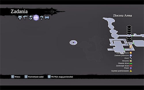 1) The relic lies on a demolished staircase in the western part of the Gilded Arena - Relics of Etu-Goth locations - Lost Relics - Darksiders II - Game Guide and Walkthrough