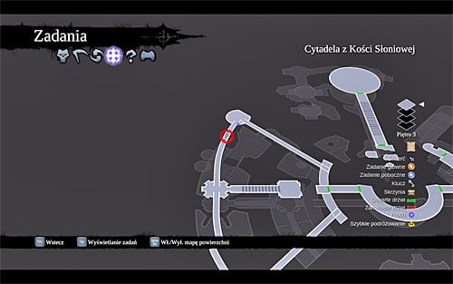 1) You can find the relic in the western part of the Citadel, while going along the northern aqueduct once you've charged the yellow ball in the tower - Relics of Etu-Goth locations - Lost Relics - Darksiders II - Game Guide and Walkthrough