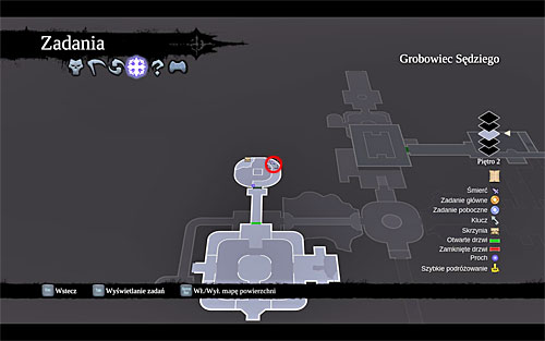 1) The relic is hidden in the western part of the dungeon, which is where you look for the first Lost Soul - Relics of Khagoth locations - Lost Relics - Darksiders II - Game Guide and Walkthrough