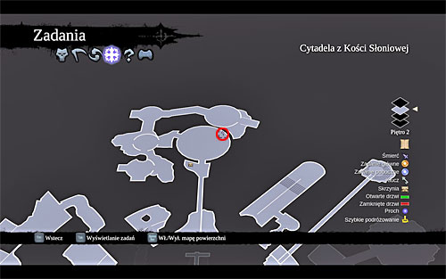 1) You can find the relic while exploring the northern part of the Citadel, in the area where you need to charge the last yellow ball to turn the black slime into water - Relics of Khagoth locations - Lost Relics - Darksiders II - Game Guide and Walkthrough