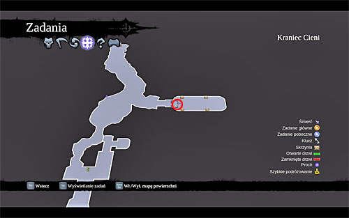 2) The relic is located in the mausoleum which you can enter only if you've located all 40 pages of the Book of the Dead and bought a special Bone Key from Vulgrim - Relics of Khagoth locations - Lost Relics - Darksiders II - Game Guide and Walkthrough