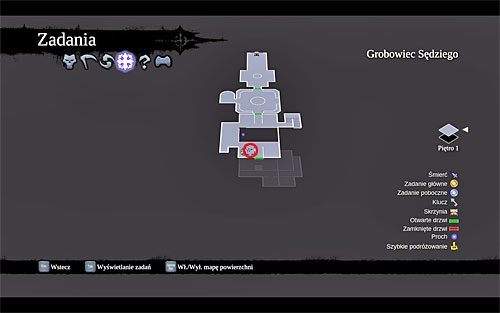 1) The scroll lies on a balcony in one of the first chambers of the tomb (next to the area where the Judicator is) - Soul Arbiter's Scrolls locations - The Kingdom of the Dead - The Chancellor's Quarry - Darksiders II - Game Guide and Walkthrough