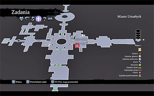 1) You'll find the scroll in the eastern part of the City of the Dead, in the large hall with the rotating bridge - Soul Arbiter's Scrolls locations - The Kingdom of the Dead - The Chancellor's Quarry - Darksiders II - Game Guide and Walkthrough