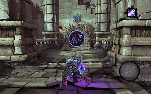 To explore a level, go through portals selected based on the information in the acquired Soul Arbiter's Scrolls, or in this game guide - How to explore the levels - The Chancellor's Quarry - Darksiders II - Game Guide and Walkthrough