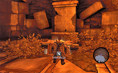 If you did everything right, the large gate will be completely opened and you'll be able to open the chest behind it, which has a Skeleton Key - Restore the Fire of the Mountain (2) - The Fire of the Mountain - Darksiders II - Game Guide and Walkthrough