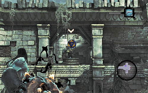 Approach the dormant shadowbomb and press the E button to take it - Restore the Tears of the Mountain (1) - The Tears of the Mountain - Darksiders II - Game Guide and Walkthrough