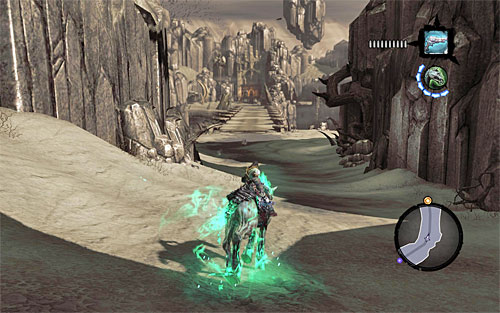 Ride Despair to the south (