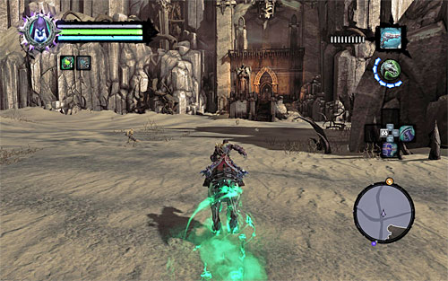 Take the large bridge to the South - Find the Eternal Throne (1) - The Lord of Bones - Darksiders II - Game Guide and Walkthrough