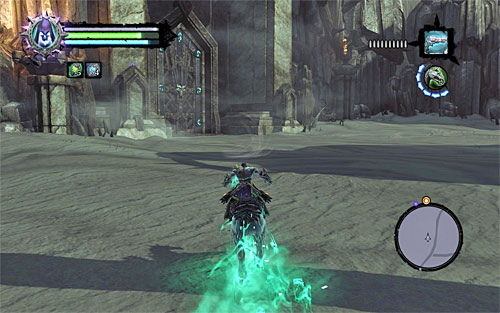 Once you're at the Maw, mount the horse and head south, using the bridge again - Find Phariseer's Tomb - Phariseer - Darksiders II - Game Guide and Walkthrough