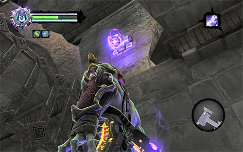 Start off by locating the hole which will take you back to the lower level - Find the second Soul (2) - Judicator - Darksiders II - Game Guide and Walkthrough