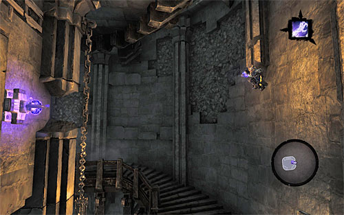 Be ready to catch the fourth handhold as soon as the character gets close to the new wall - Find the second Soul (2) - Judicator - Darksiders II - Game Guide and Walkthrough