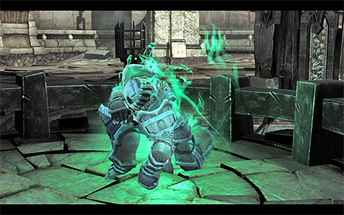 Approach the Judicar and listen to the conversation in which he pledges his obedience to the Lord of Bones - Bring the last Soul - Judicator - Darksiders II - Game Guide and Walkthrough