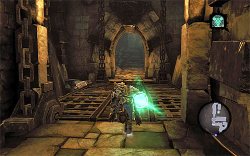 Use the newly unlocked passage, heading right (south) - Survive the Psychameron (2) - Basileus - Darksiders II - Game Guide and Walkthrough