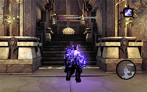 Remain in the eastern part of the room for a moment and turn your attention to two pressure plates around - Explore the City of the Dead - western part - The City of the Dead - Darksiders II - Game Guide and Walkthrough