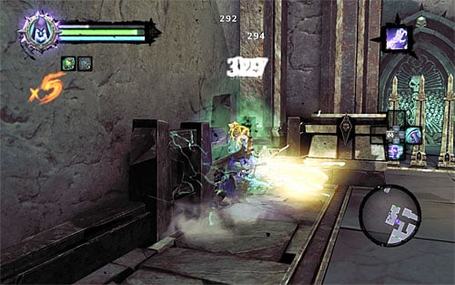 Start exploring the new location by disposing of the ghoul - Explore the City of the Dead - return to the western part - The City of the Dead - Darksiders II - Game Guide and Walkthrough