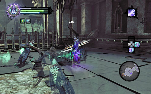 At the very beginning you will be attacked by ghouls - Explore the City of the Dead - return to the eastern part - The City of the Dead - Darksiders II - Game Guide and Walkthrough