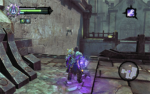 Once you are on the upper balcony - Explore the City of the Dead - upper levels (1) - The City of the Dead - Darksiders II - Game Guide and Walkthrough