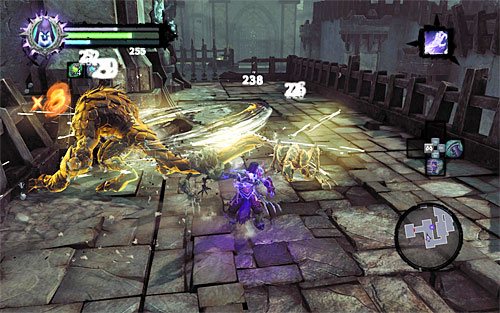 There is a series of the battles ahead of you - Explore the City of the Dead - upper levels (1) - The City of the Dead - Darksiders II - Game Guide and Walkthrough