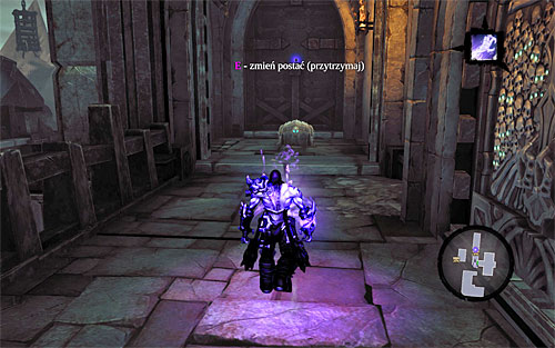 Switch to the other half of the soul and send it right - Explore the City of the Dead - upper levels (1) - The City of the Dead - Darksiders II - Game Guide and Walkthrough