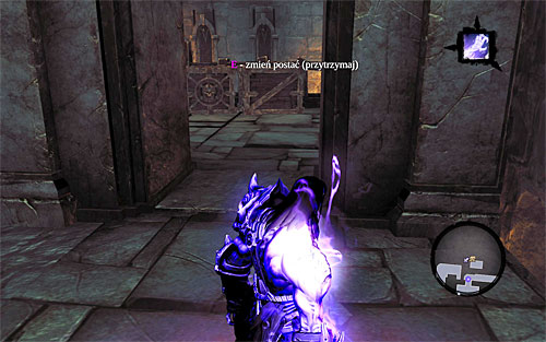 Switch back to the first half of the soul and step off the pressure plate - Explore the City of the Dead - upper levels (1) - The City of the Dead - Darksiders II - Game Guide and Walkthrough