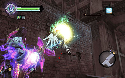 After you pass through the building, go right - Find the first part of the Rod - The Rod of Arafel - Darksiders II - Game Guide and Walkthrough