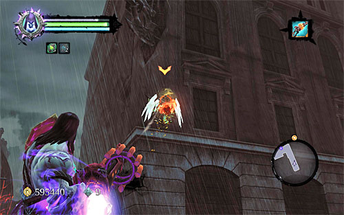 I suggest that you explore the nearest area (watch out for an exploder) because there are two chests around - Find the second part of the Rod (1) - The Rod of Arafel - Darksiders II - Game Guide and Walkthrough