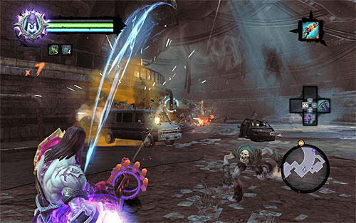 Kill two exploders and go east - Find the second part of the Rod (2) - The Rod of Arafel - Darksiders II - Game Guide and Walkthrough