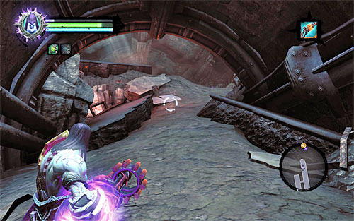 While exploring the sewers be prepared to eliminate three exploders, but also look out for another Boatman Coin - Find the second part of the Rod (2) - The Rod of Arafel - Darksiders II - Game Guide and Walkthrough