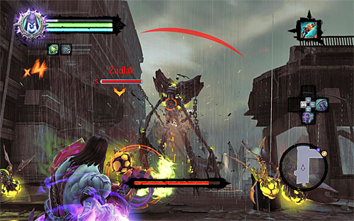 Right after you resurface, you will have to fight Nhoss, i - Find the last part of the Rod - The Rod of Arafel - Darksiders II - Game Guide and Walkthrough