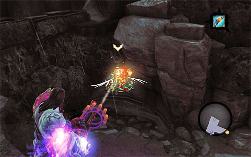 Go south and go straight ahead - Find the last part of the Rod - The Rod of Arafel - Darksiders II - Game Guide and Walkthrough