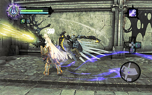 The overall tactics to adopt is no different from the one adopted in the case of the previous enemies - Find the Scribe - western part of the Citadel (1) - Stains of Heresy - Darksiders II - Game Guide and Walkthrough