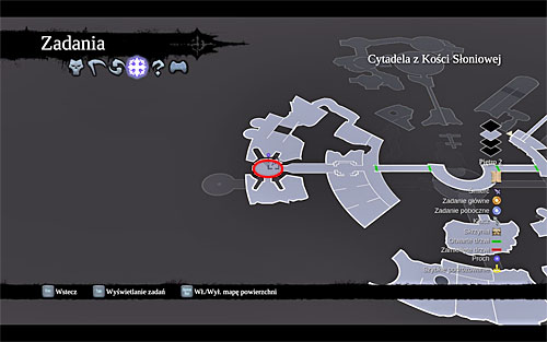 Before you move on, go again to the hall with the statue in it - Find the Scribe - western part of the Citadel (2) - Stains of Heresy - Darksiders II - Game Guide and Walkthrough