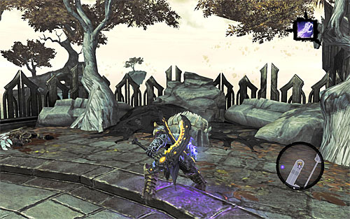 Enter the area behind the door and jump into water - Find the Scribe - northern part of the Citadel (1) - Stains of Heresy - Darksiders II - Game Guide and Walkthrough