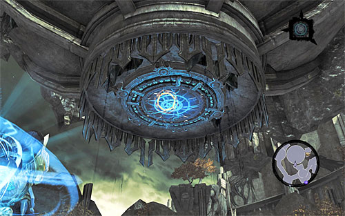 Another puzzle is a simple one and it assumes using Voidwalker again - Find the Scribe - northern part of the Citadel (2) - Stains of Heresy - Darksiders II - Game Guide and Walkthrough