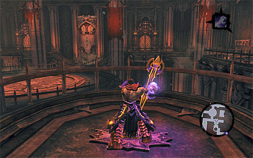 Finally, move far to the right and climb the new shelf - Find Samael - eastern part of the Black Stone - The Lord of the Black Stone - Darksiders II - Game Guide and Walkthrough