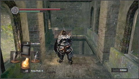 Go up the stairs - Undead Burg - A bridge with Wyvern | Walkthrough - Walkthrough - Dark Souls Game Guide & Walkthrough