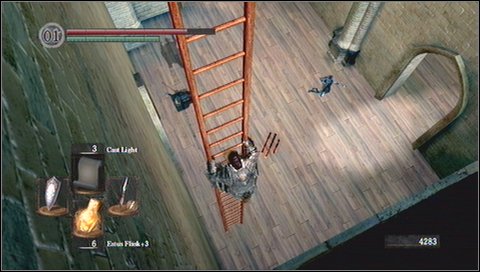 Once you get down, use the lever to open the passage - The Dukes Archives II - p. 2 | Walkthrough - Walkthrough - Dark Souls Game Guide & Walkthrough