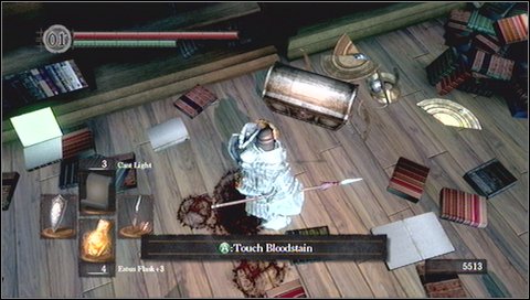 In an adjacent chamber, also full of books but a bit larger, youll find two more chest (you should find there: Archive Tower Giant Cell Key - a key to the location where octopuses were kept, Crystal Ember and Channelers armor) - WARNING, one of them is Mimic (hit it before opening) - The Dukes Archives II - p. 2 | Walkthrough - Walkthrough - Dark Souls Game Guide & Walkthrough