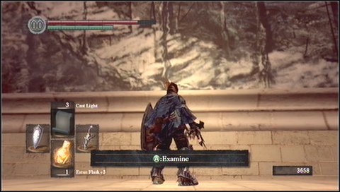 If you have Peculiar Doll in your equipment, youll be absorbed by the painting - Bonus - Painted World of Ariamis - p. 1 | Walkthrough - Walkthrough - Dark Souls Game Guide & Walkthrough