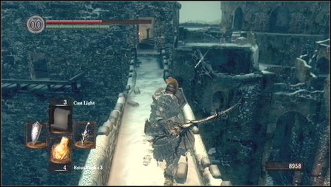 Inside look for an exit on the other side - do not use it, but turn to the right, up to the floor - Bonus - Painted World of Ariamis - p. 1 | Walkthrough - Walkthrough - Dark Souls Game Guide & Walkthrough