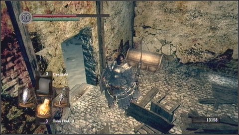 Return down and exit on the other side of the building - Bonus - Painted World of Ariamis - p. 2 | Walkthrough - Walkthrough - Dark Souls Game Guide & Walkthrough